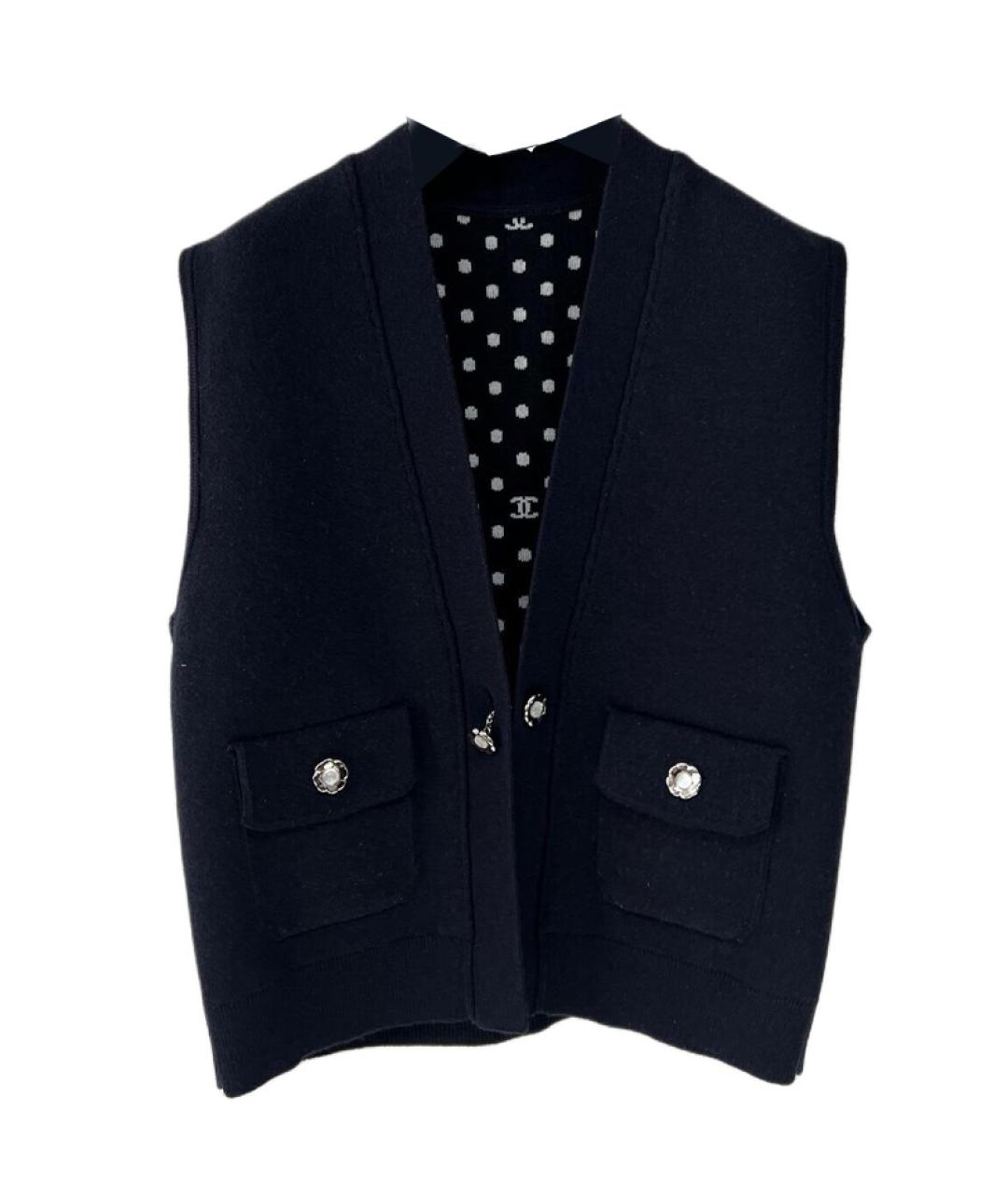 CHANEL Темно-синяя жилетка, фото 1