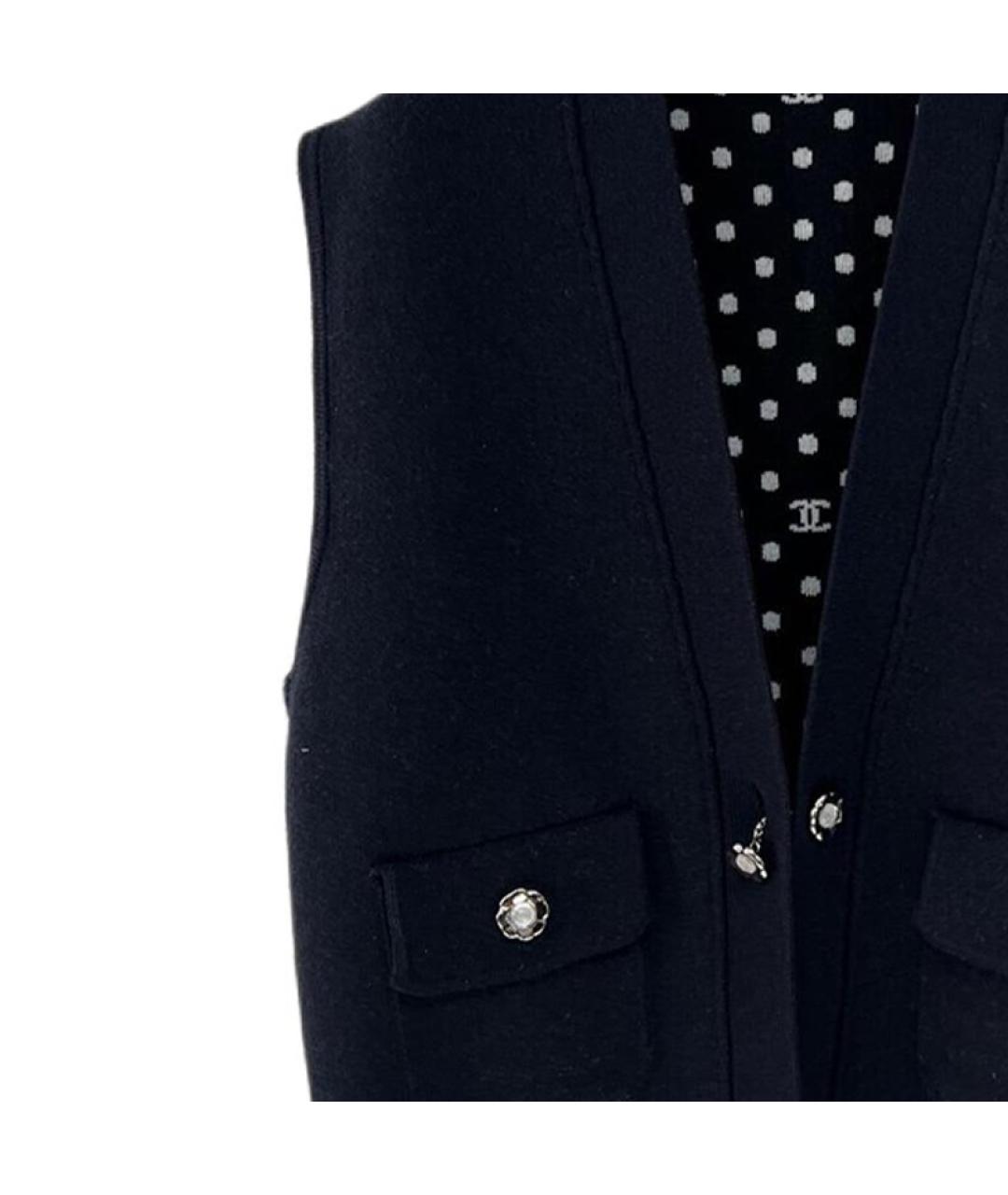 CHANEL Темно-синяя жилетка, фото 2