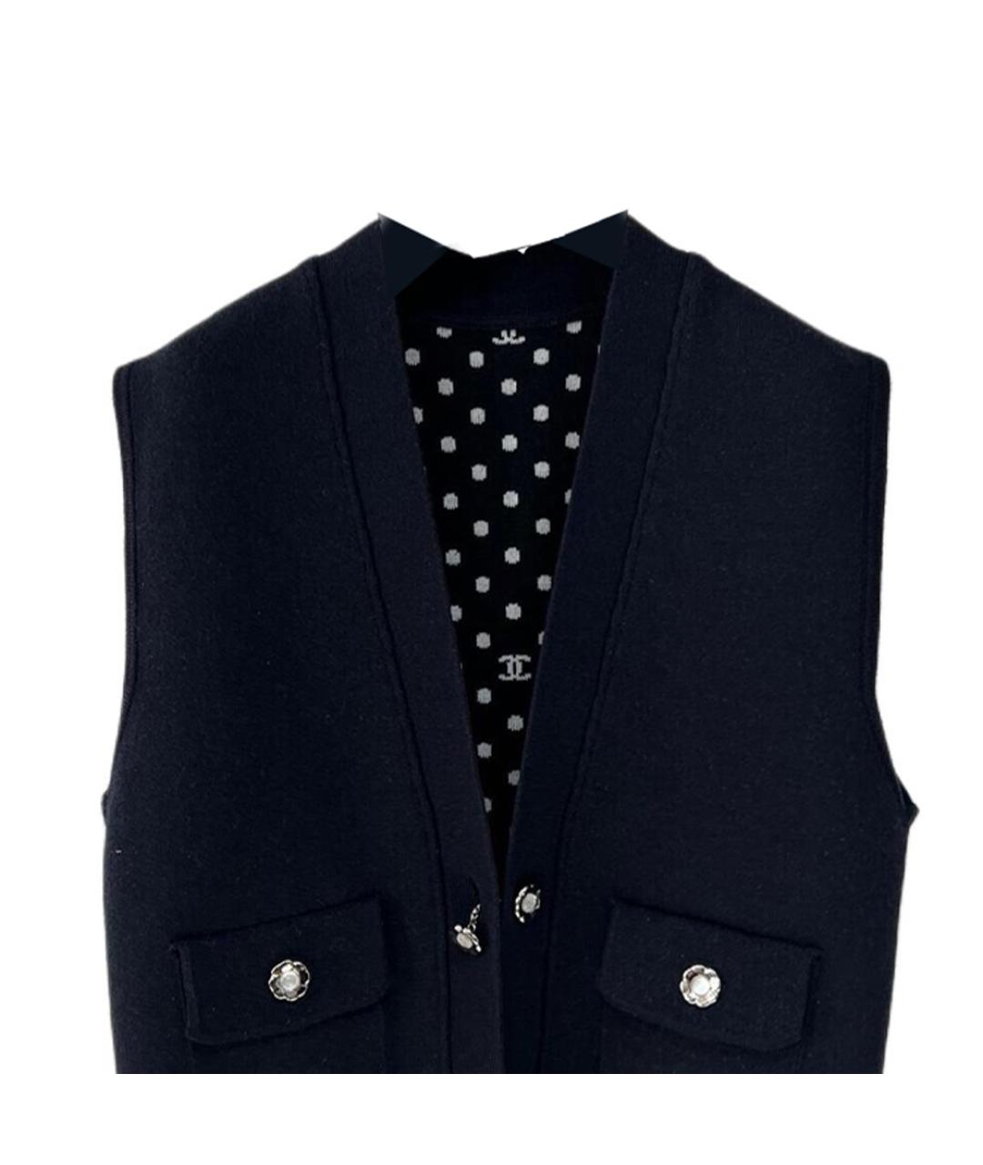 CHANEL Темно-синяя жилетка, фото 3