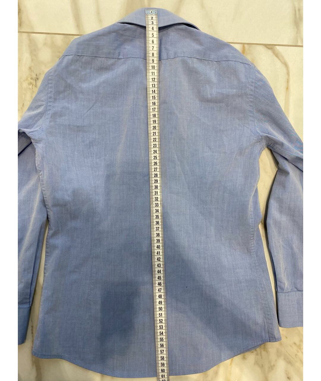 DKNY Голубая хлопковая детская рубашка, фото 2