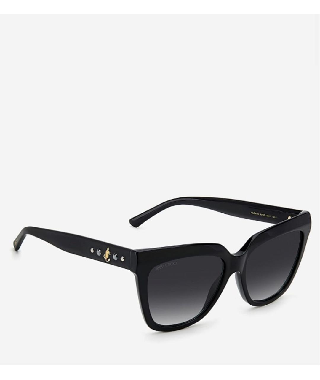 JIMMY CHOO Черные пластиковые солнцезащитные очки, фото 2