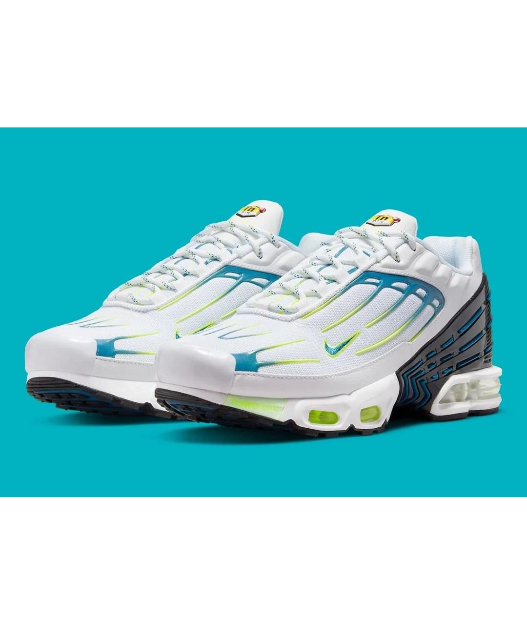 NIKE Белые текстильные низкие кроссовки / кеды, фото 2