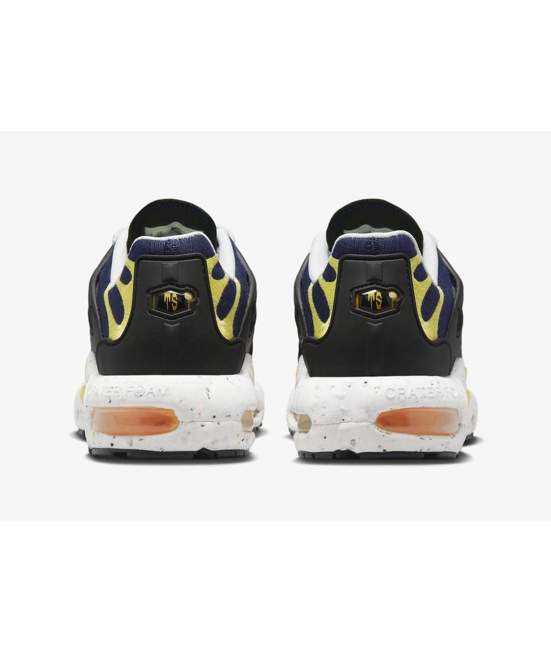 NIKE Темно-синие текстильные кроссовки, фото 4