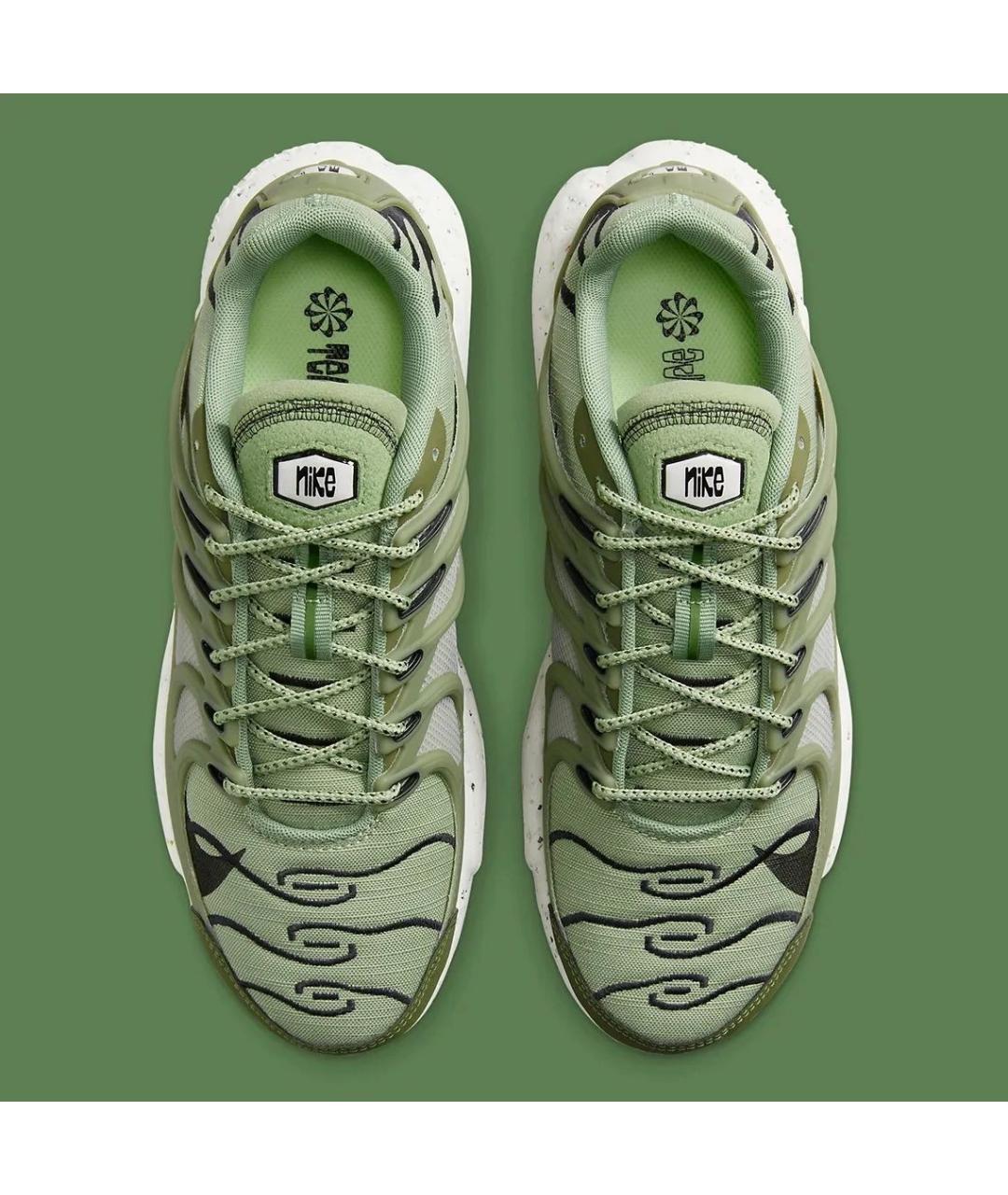 NIKE Хаки текстильные кроссовки, фото 3