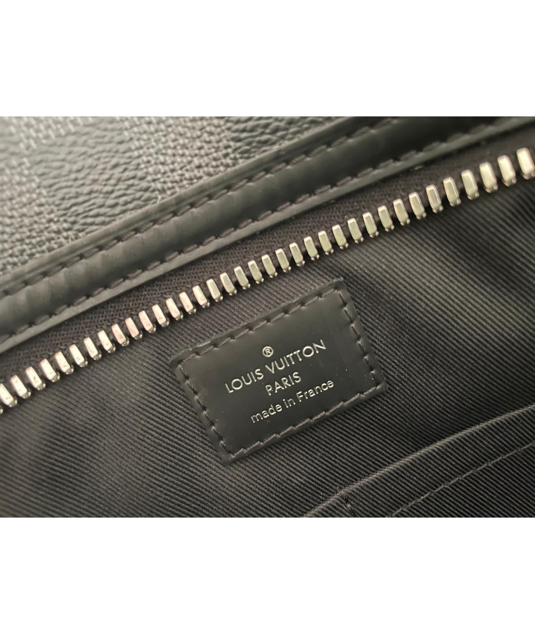 LOUIS VUITTON Антрацитовая сумка на плечо, фото 5