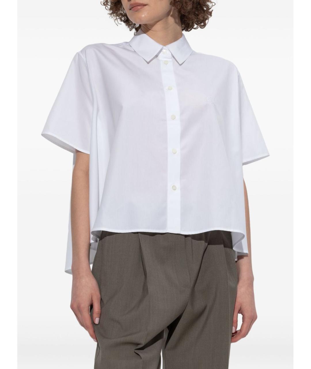 LOEWE Белая хлопковая рубашка, фото 3
