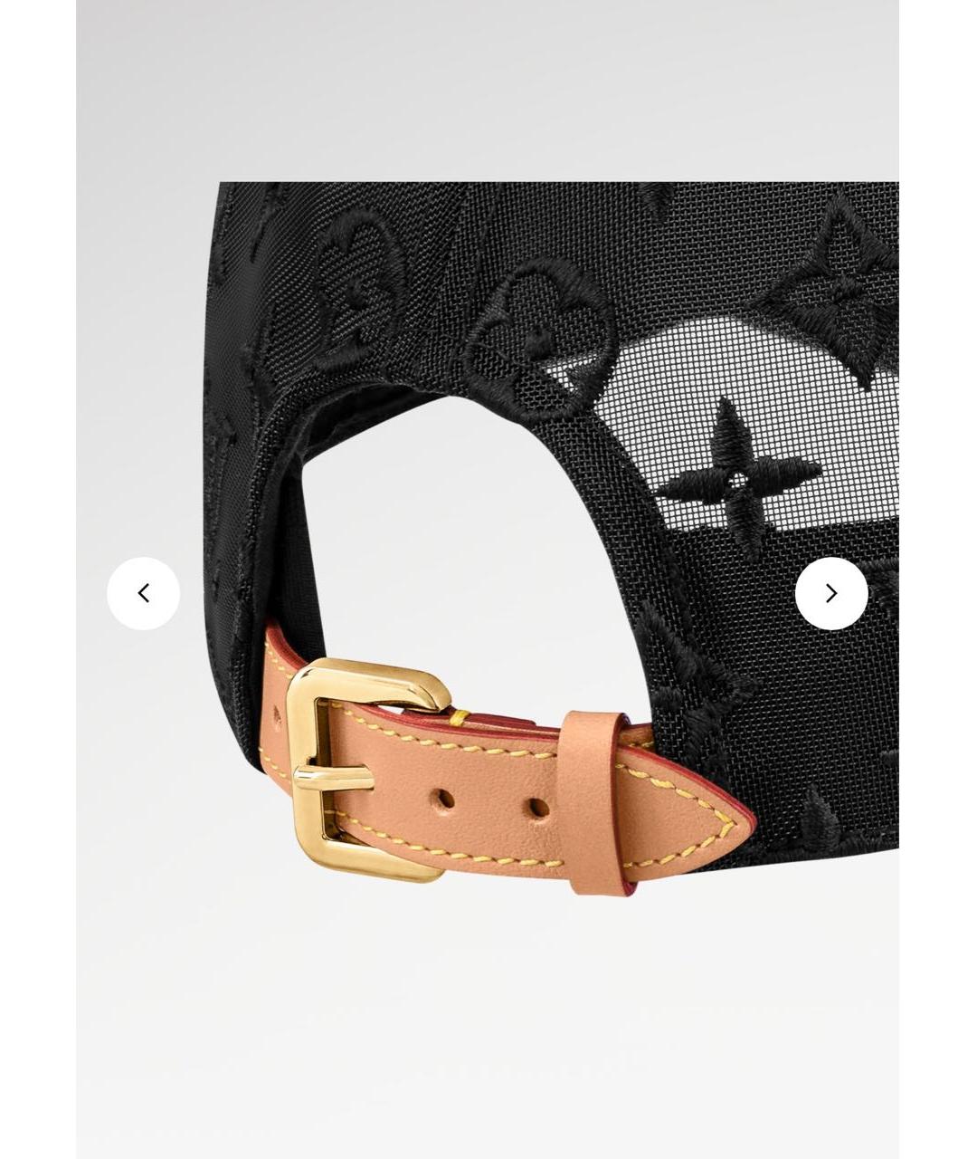 LOUIS VUITTON Черная хлопковая кепка/бейсболка, фото 4