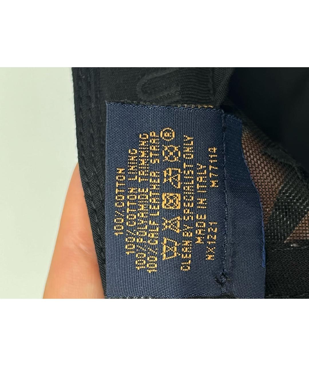 LOUIS VUITTON Черная хлопковая кепка/бейсболка, фото 5