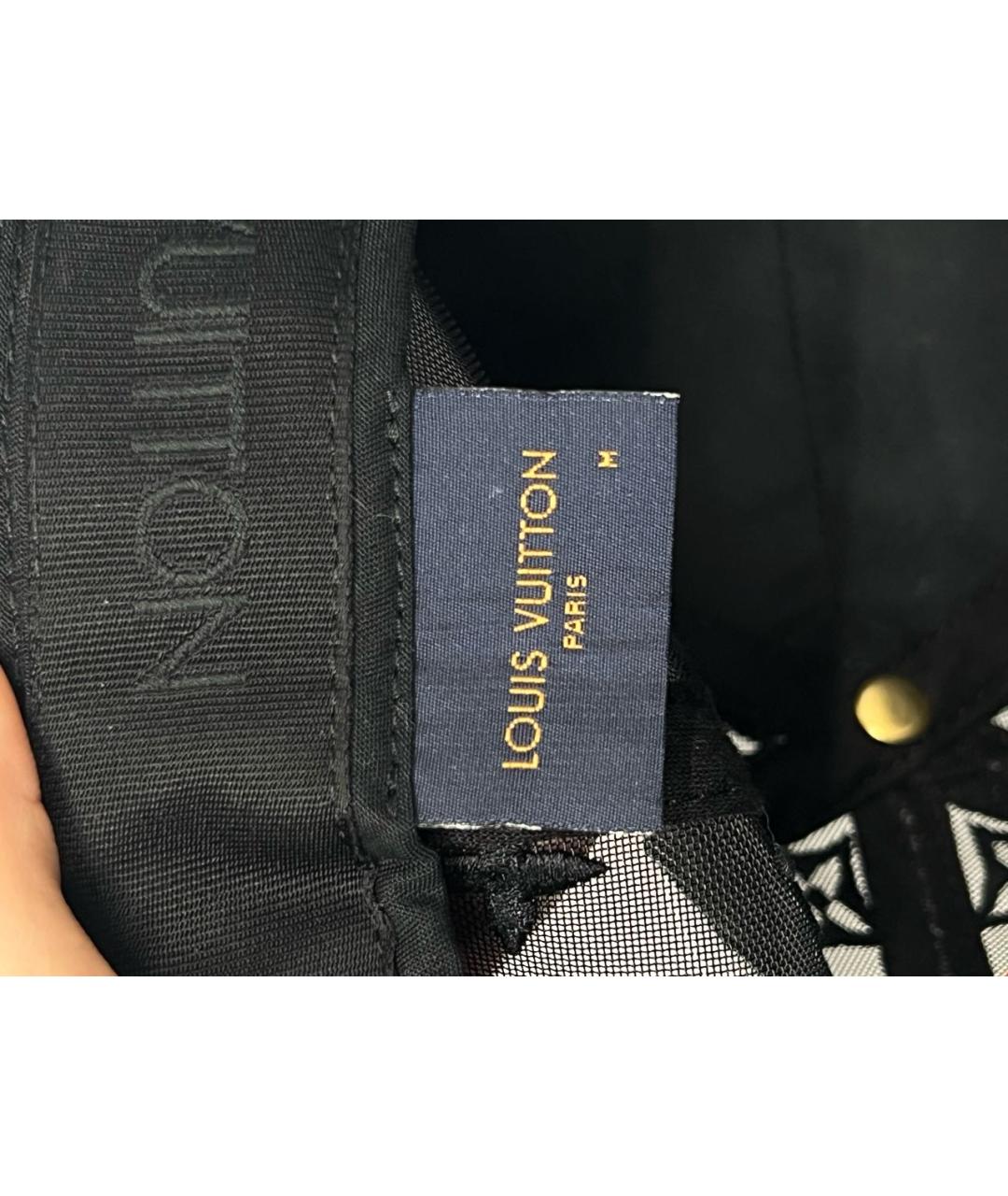 LOUIS VUITTON Черная хлопковая кепка/бейсболка, фото 6
