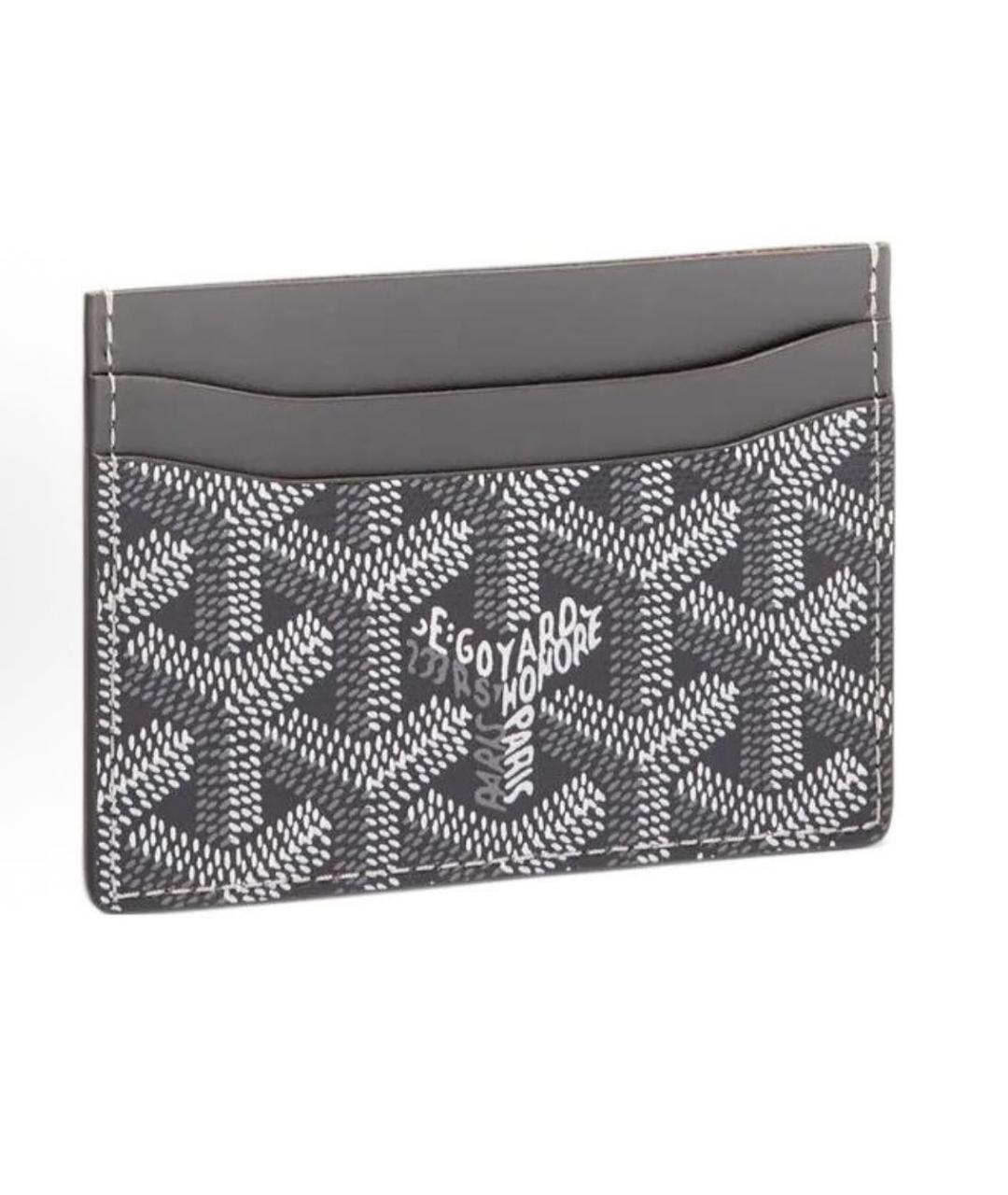 GOYARD Серый кардхолдер из искусственной кожи, фото 4