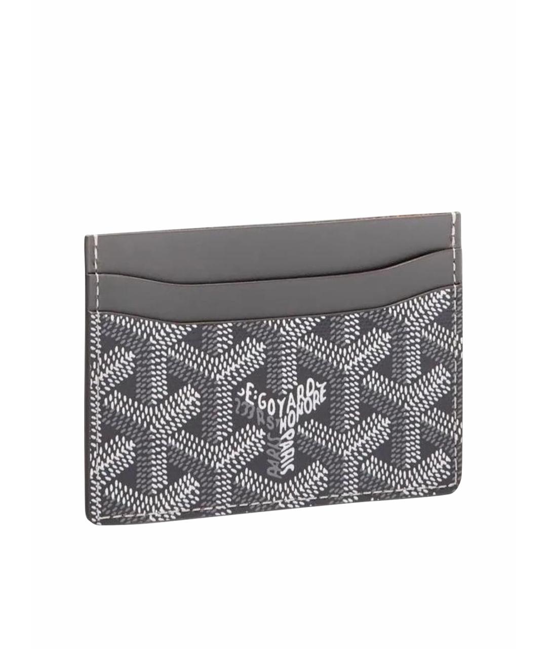 GOYARD Серый кардхолдер из искусственной кожи, фото 1