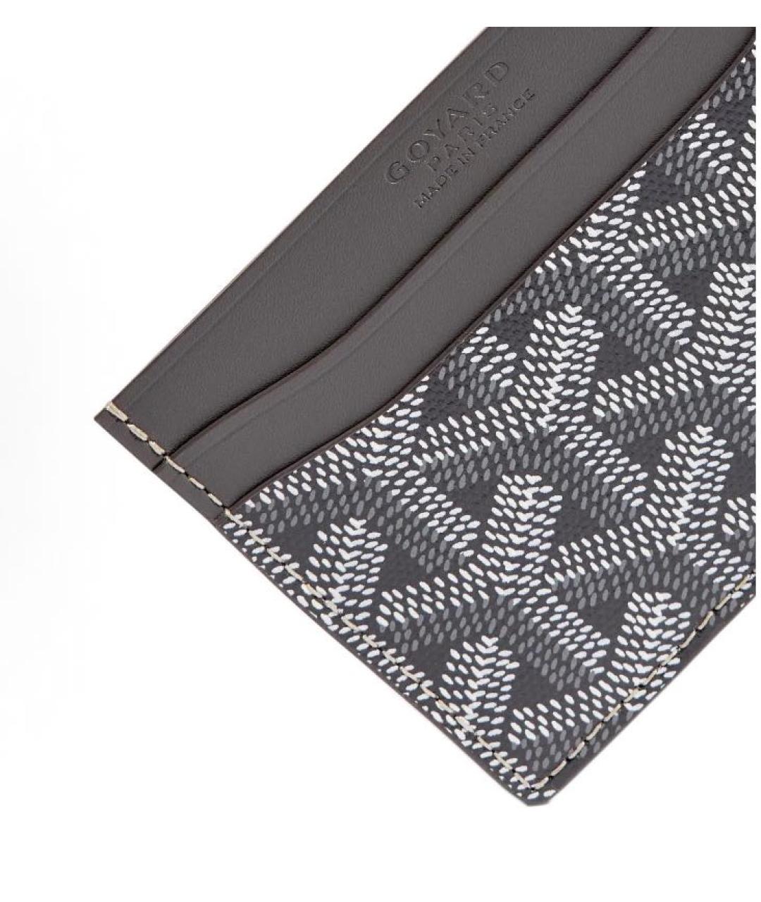 GOYARD Серый кардхолдер из искусственной кожи, фото 3