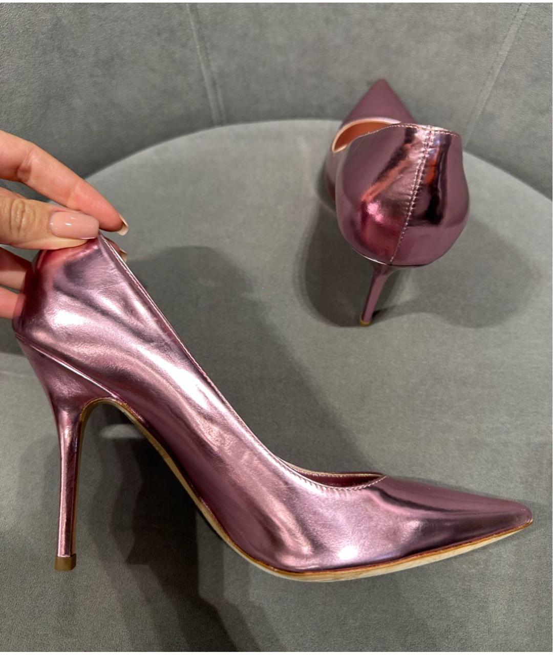 CHRISTIAN DIOR Розовые кожаные туфли, фото 3
