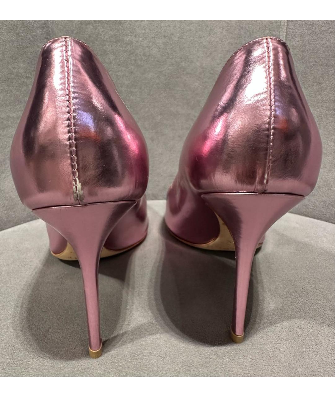 CHRISTIAN DIOR Розовые кожаные туфли, фото 4