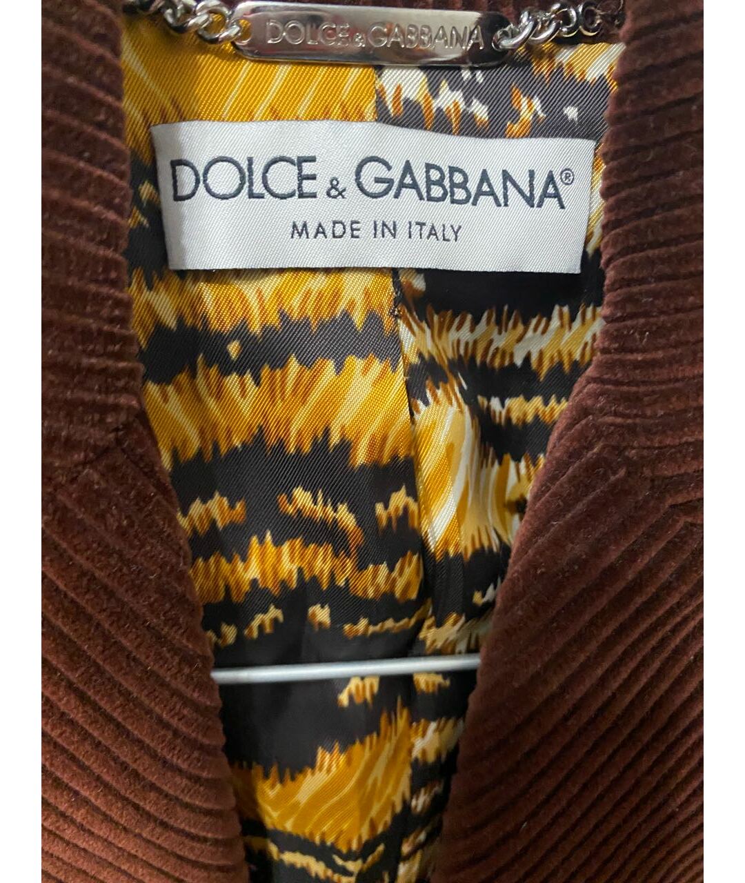 DOLCE & GABBANA VINTAGE Коричневый жакет/пиджак, фото 3