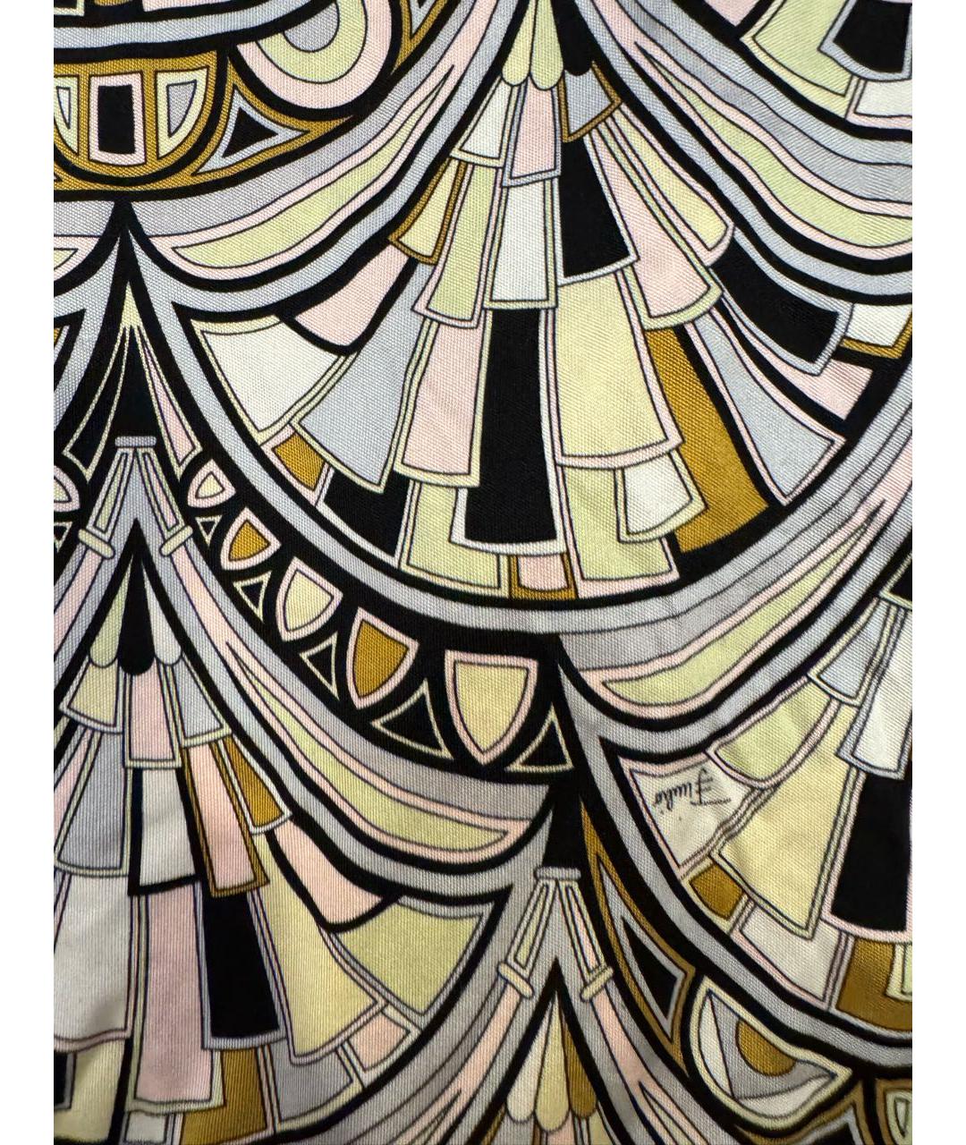 EMILIO PUCCI Мульти шелковая майка, фото 4