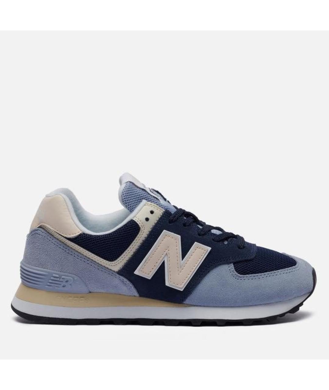 NEW BALANCE Голубые замшевые кроссовки, фото 5