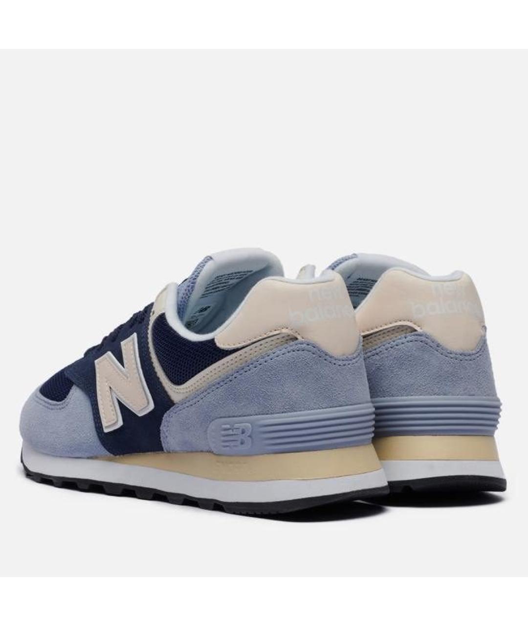NEW BALANCE Голубые замшевые кроссовки, фото 4