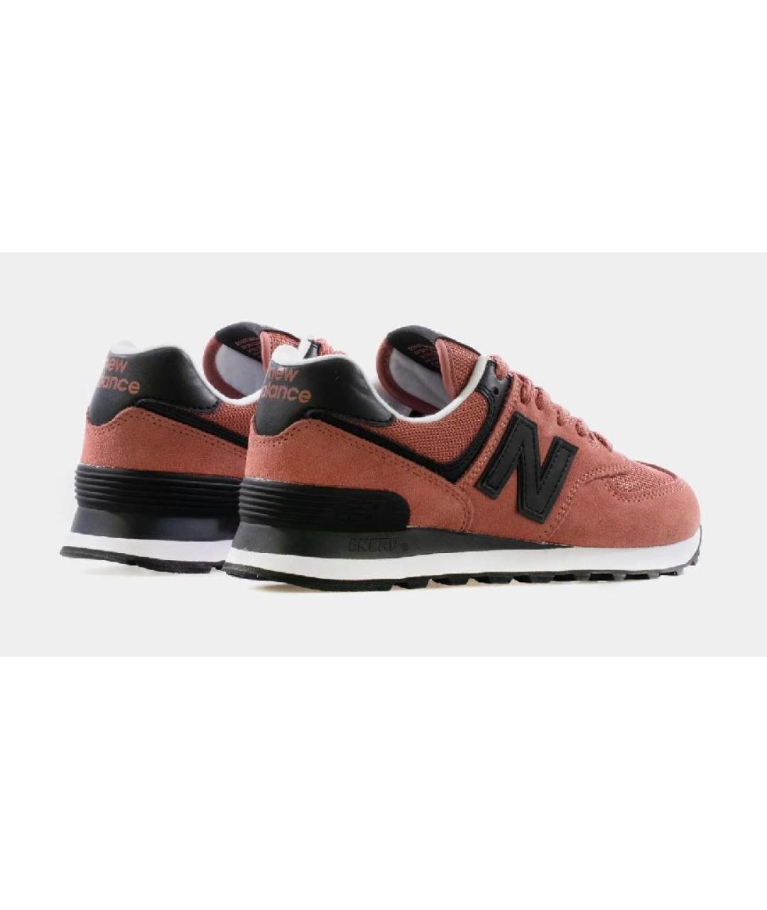 NEW BALANCE Коричневые замшевые кроссовки, фото 3