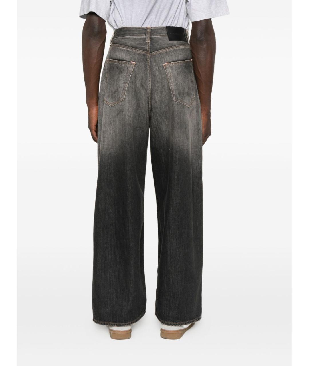 ACNE STUDIOS Черные хлопковые прямые джинсы, фото 3