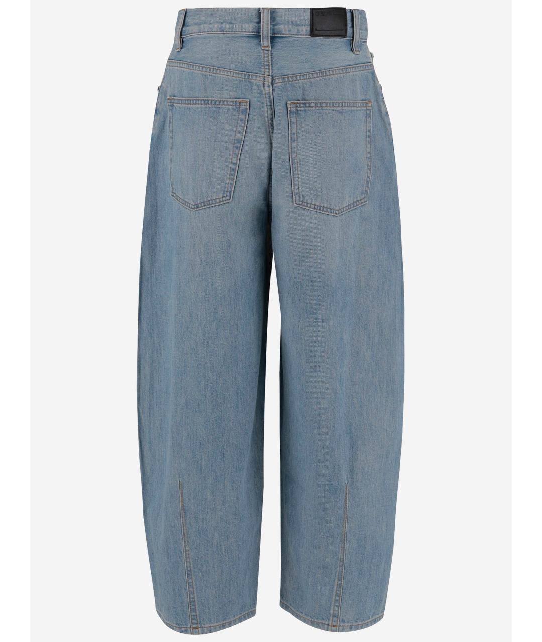 HELMUT LANG Голубые прямые джинсы, фото 2