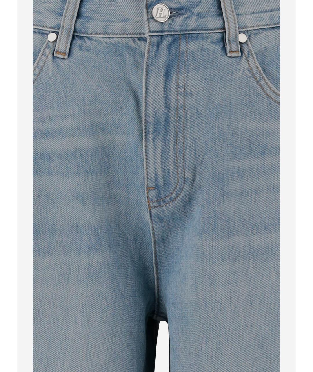 HELMUT LANG Голубые прямые джинсы, фото 3