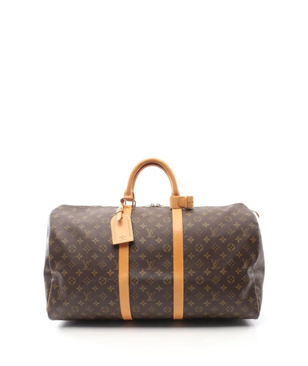 LOUIS VUITTON Коричневая дорожная/спортивная сумка, фото 1