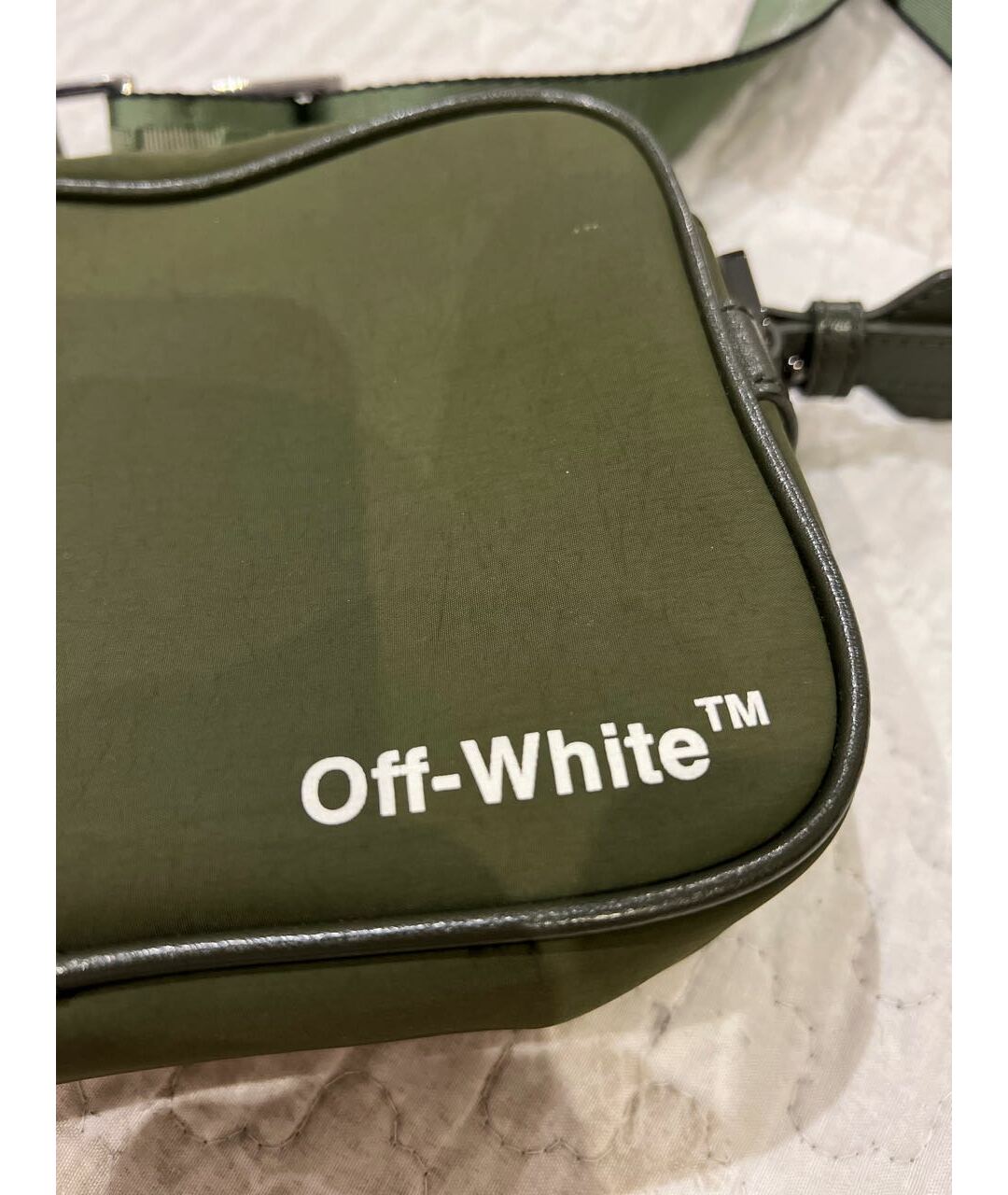 OFF-WHITE Зеленая сумка на плечо, фото 6