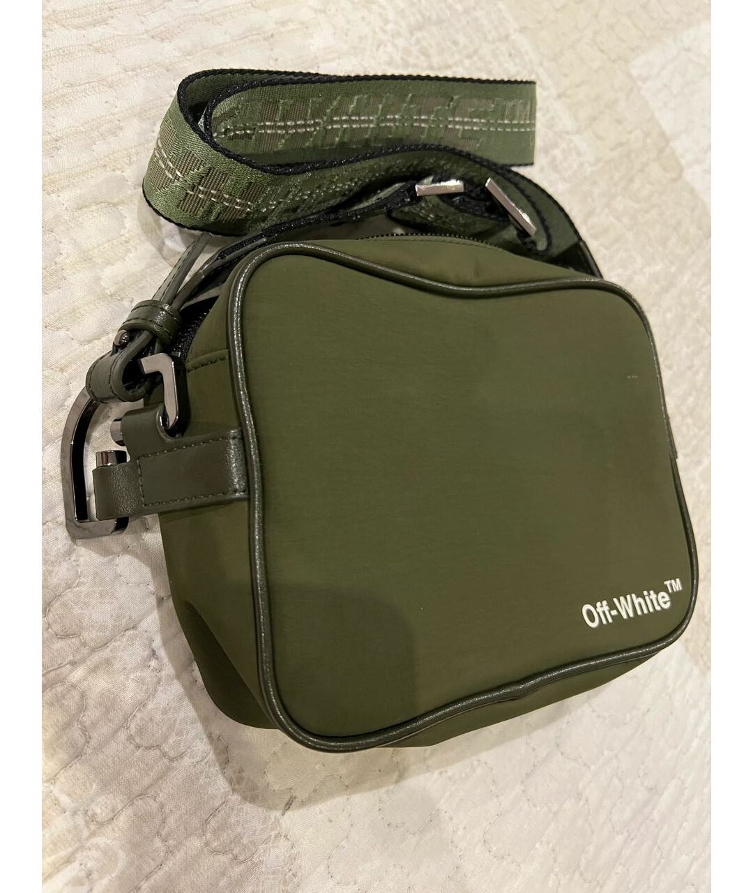 OFF-WHITE Зеленая сумка на плечо, фото 2
