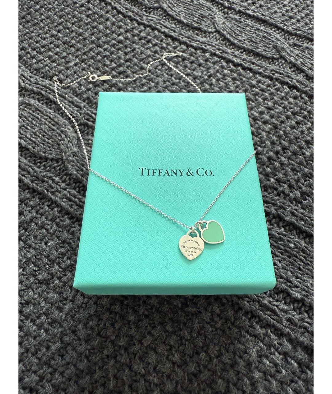TIFFANY&CO Серебряная серебряная подвеска, фото 6