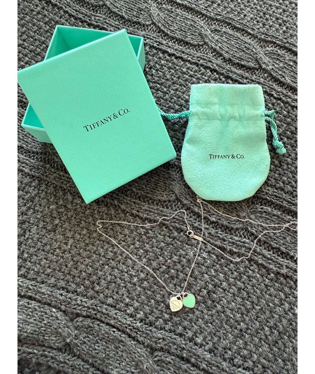 TIFFANY&CO Серебряная серебряная подвеска, фото 5