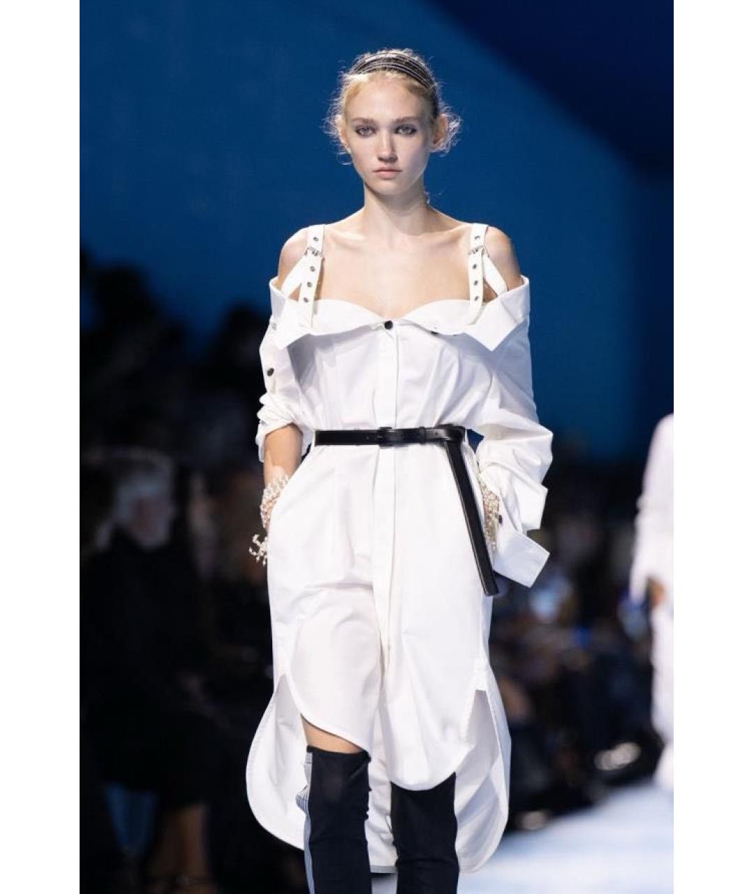 CHRISTIAN DIOR Белое хлопковое платье, фото 7