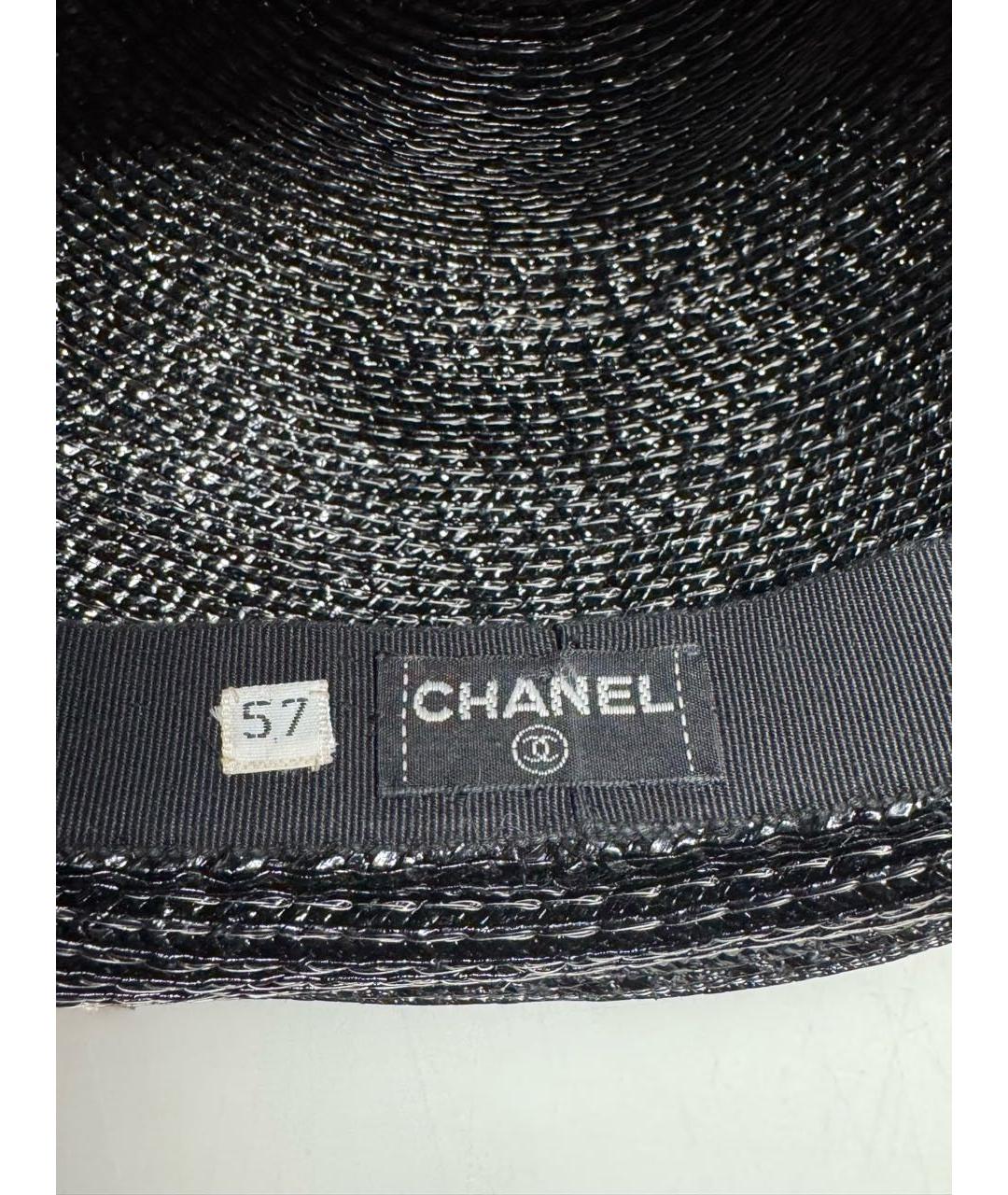 CHANEL Черная шляпа, фото 4