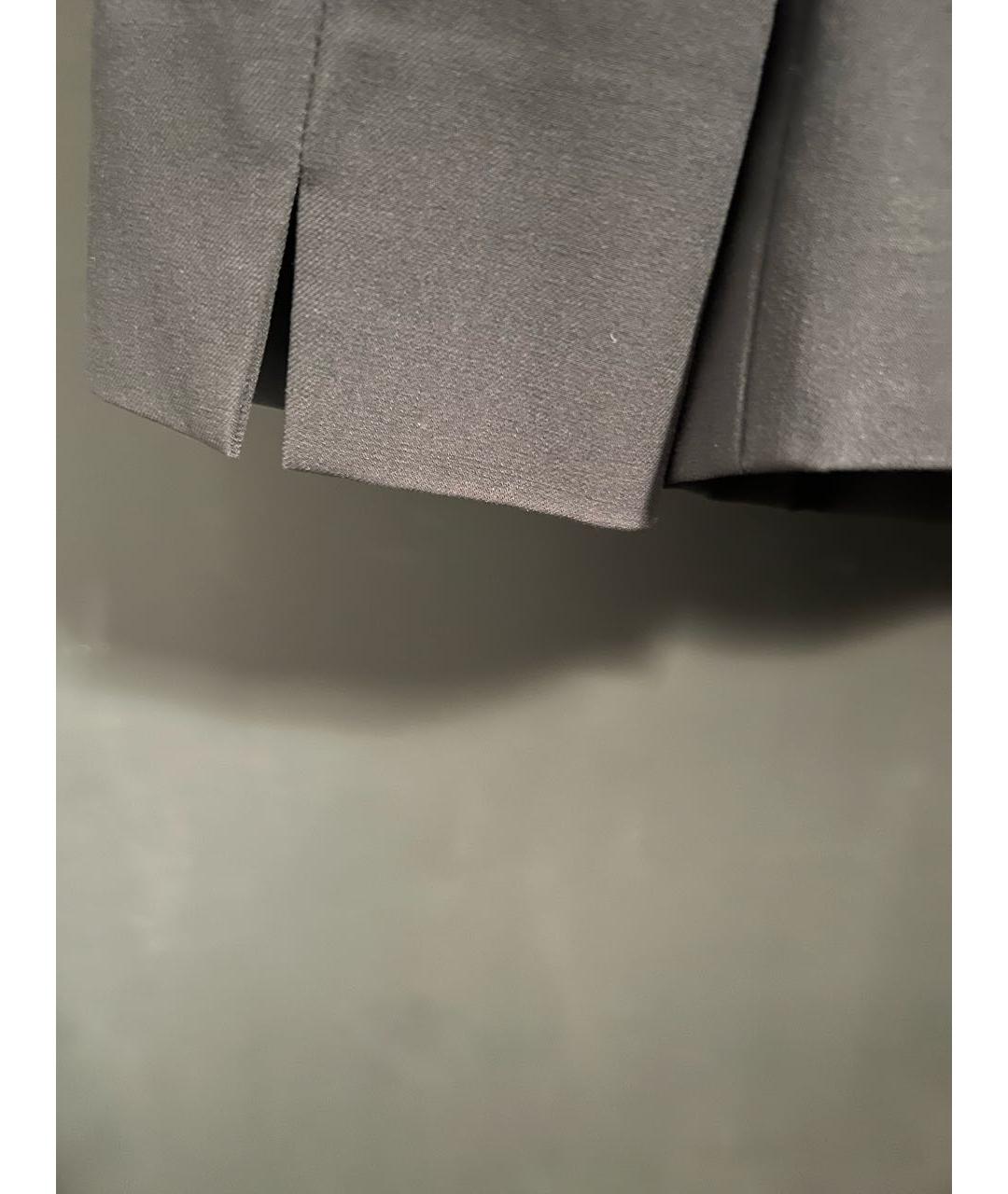 GIORGIO ARMANI Темно-синий шерстяной костюм с брюками, фото 4
