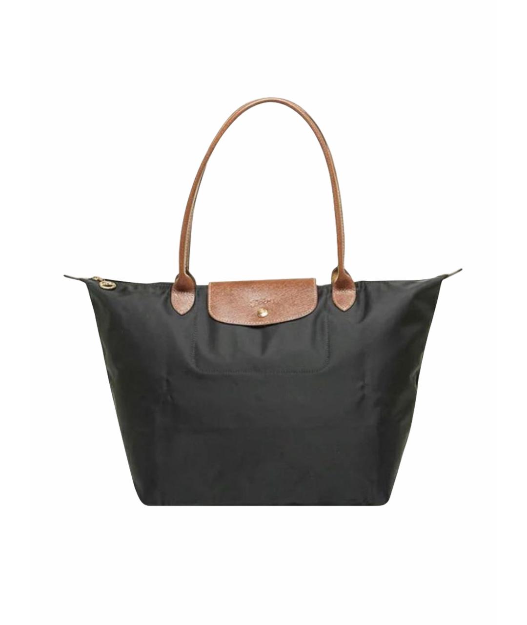LONGCHAMP Черная сумка тоут, фото 5