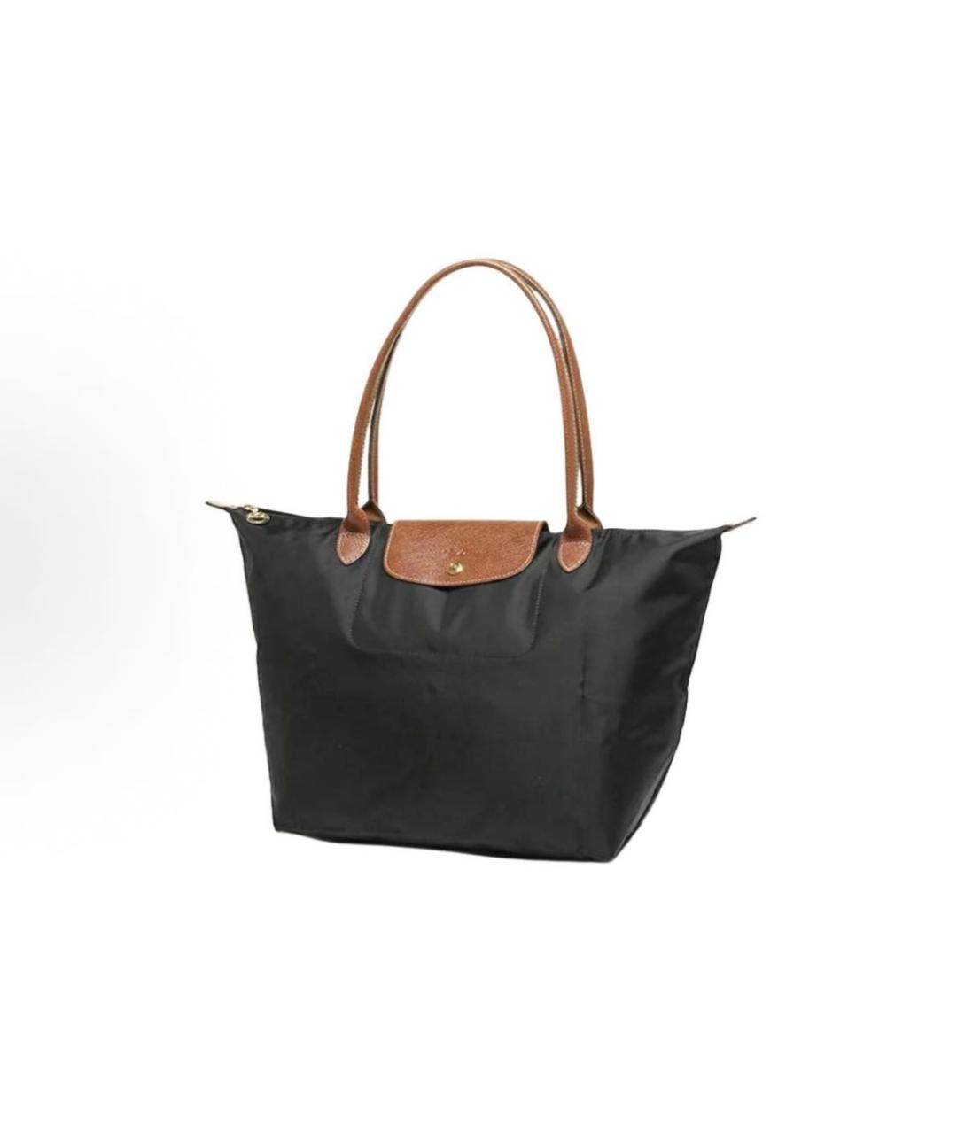 LONGCHAMP Черная сумка тоут, фото 2
