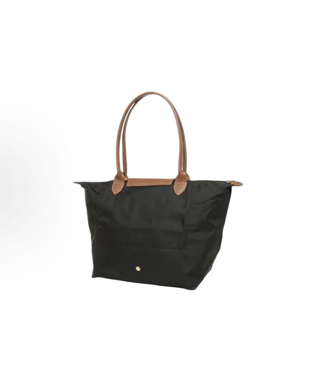 LONGCHAMP Черная сумка тоут, фото 3
