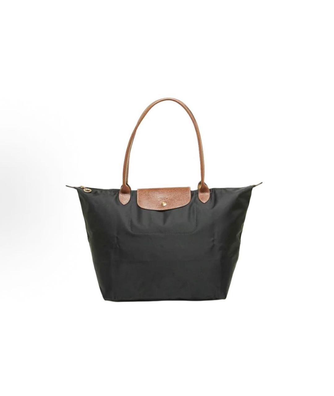 LONGCHAMP Черная сумка тоут, фото 4