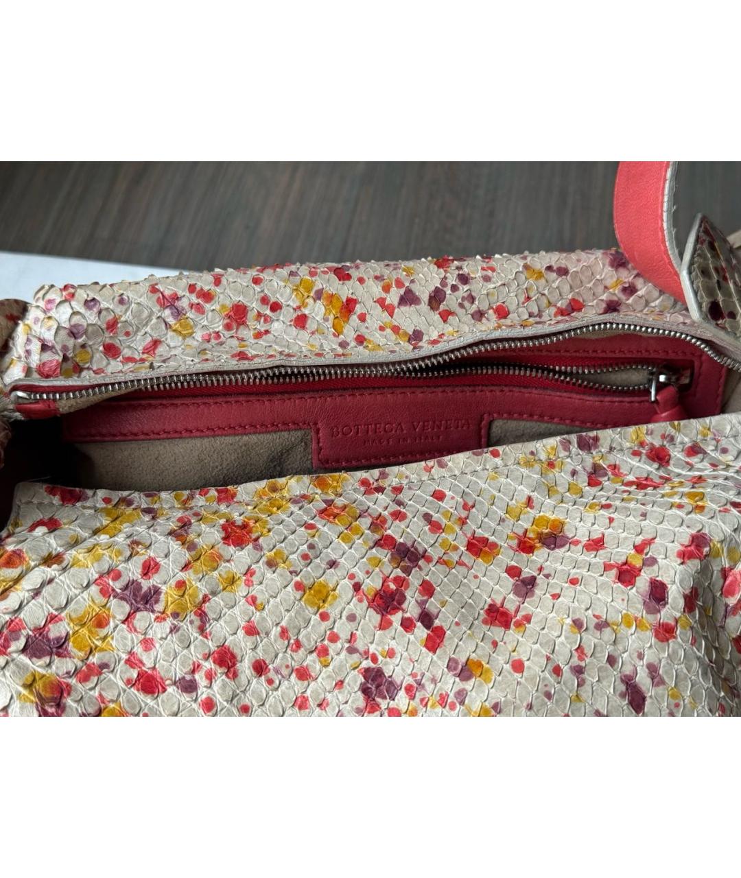 BOTTEGA VENETA Мульти сумка через плечо из экзотической кожи, фото 4