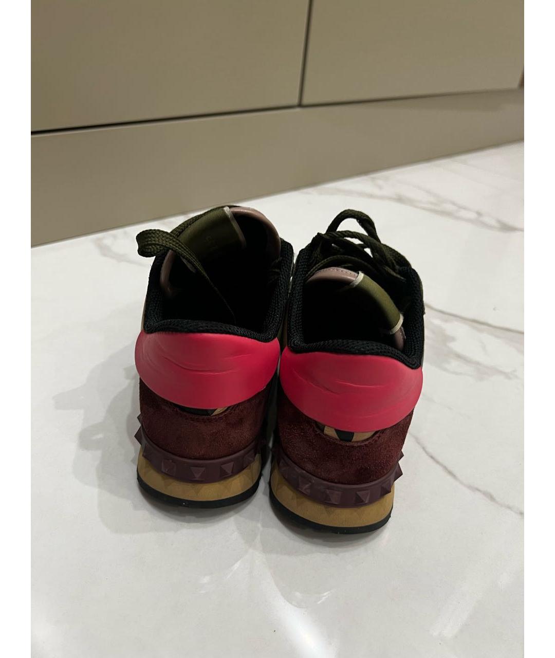 VALENTINO Мульти кожаные кроссовки, фото 4
