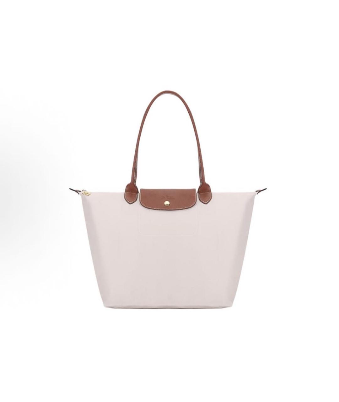 LONGCHAMP Бежевая сумка тоут, фото 5