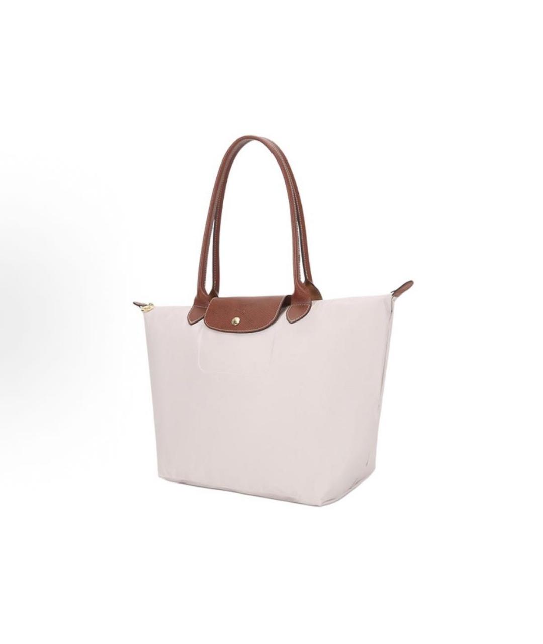 LONGCHAMP Бежевая сумка тоут, фото 2