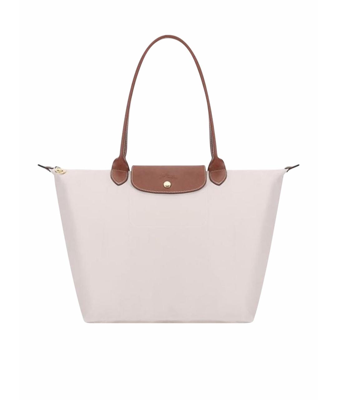 LONGCHAMP Бежевая сумка тоут, фото 1