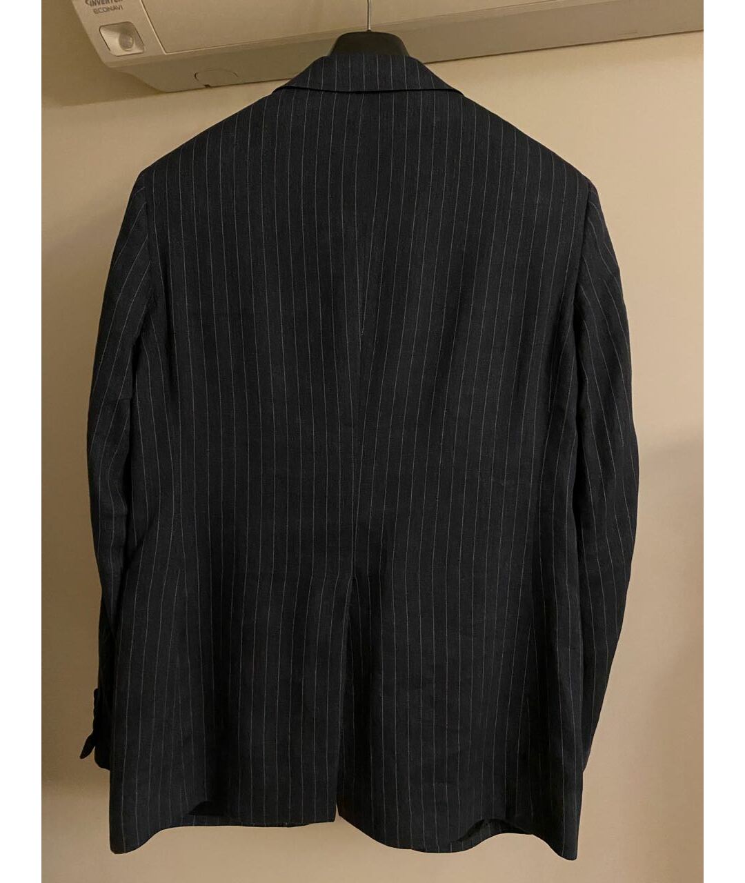 GIANFRANCO FERRE Темно-синий льняной пиджак, фото 2
