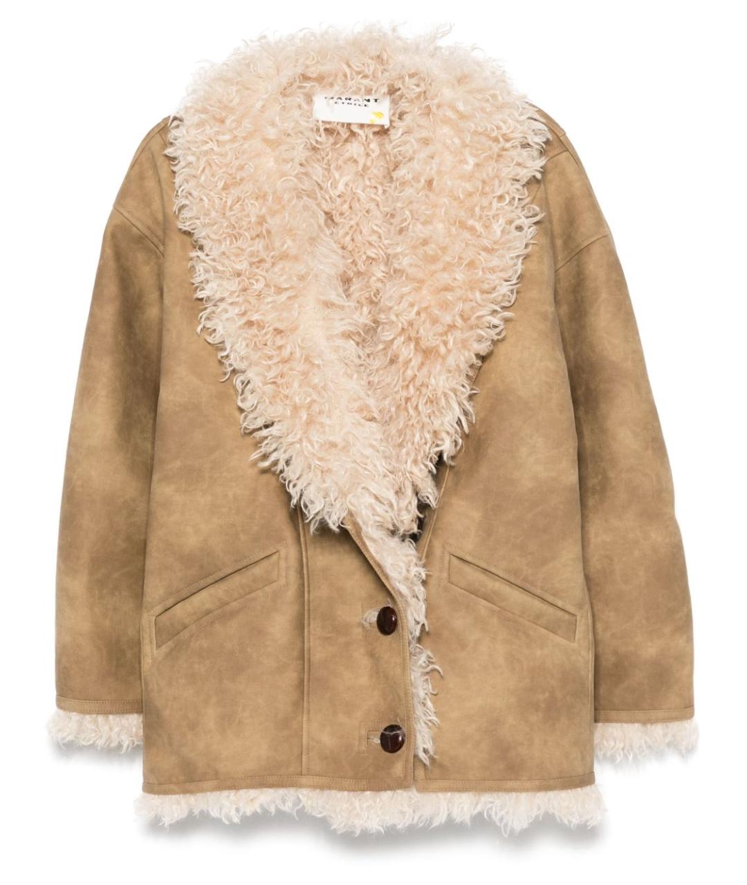 ISABEL MARANT ETOILE Бежевая дубленка, фото 1
