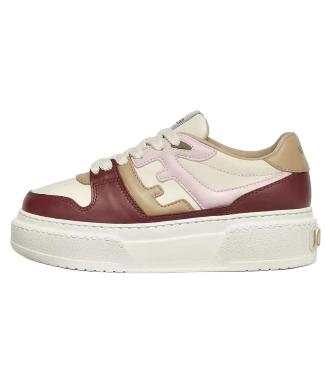 FENDI Белые кроссовки, фото 2