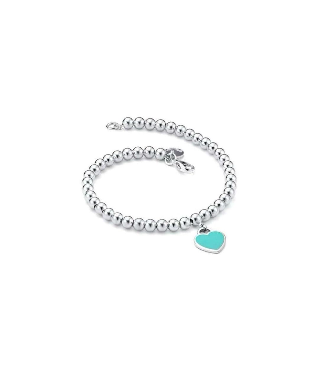 TIFFANY&CO Бирюзовый серебряный браслет, фото 3