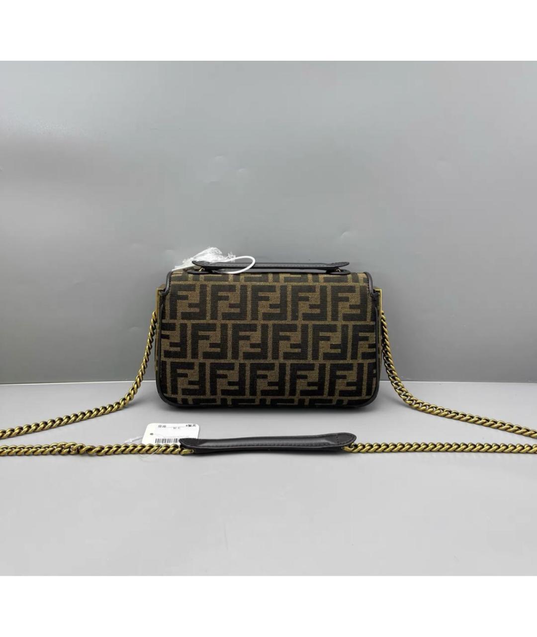 FENDI Коричневая сумка через плечо, фото 2