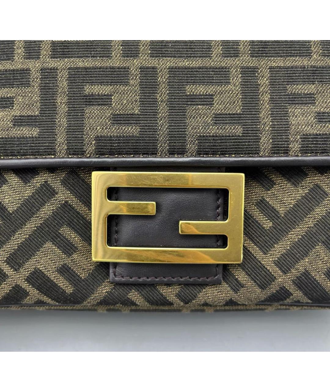 FENDI Коричневая сумка через плечо, фото 6