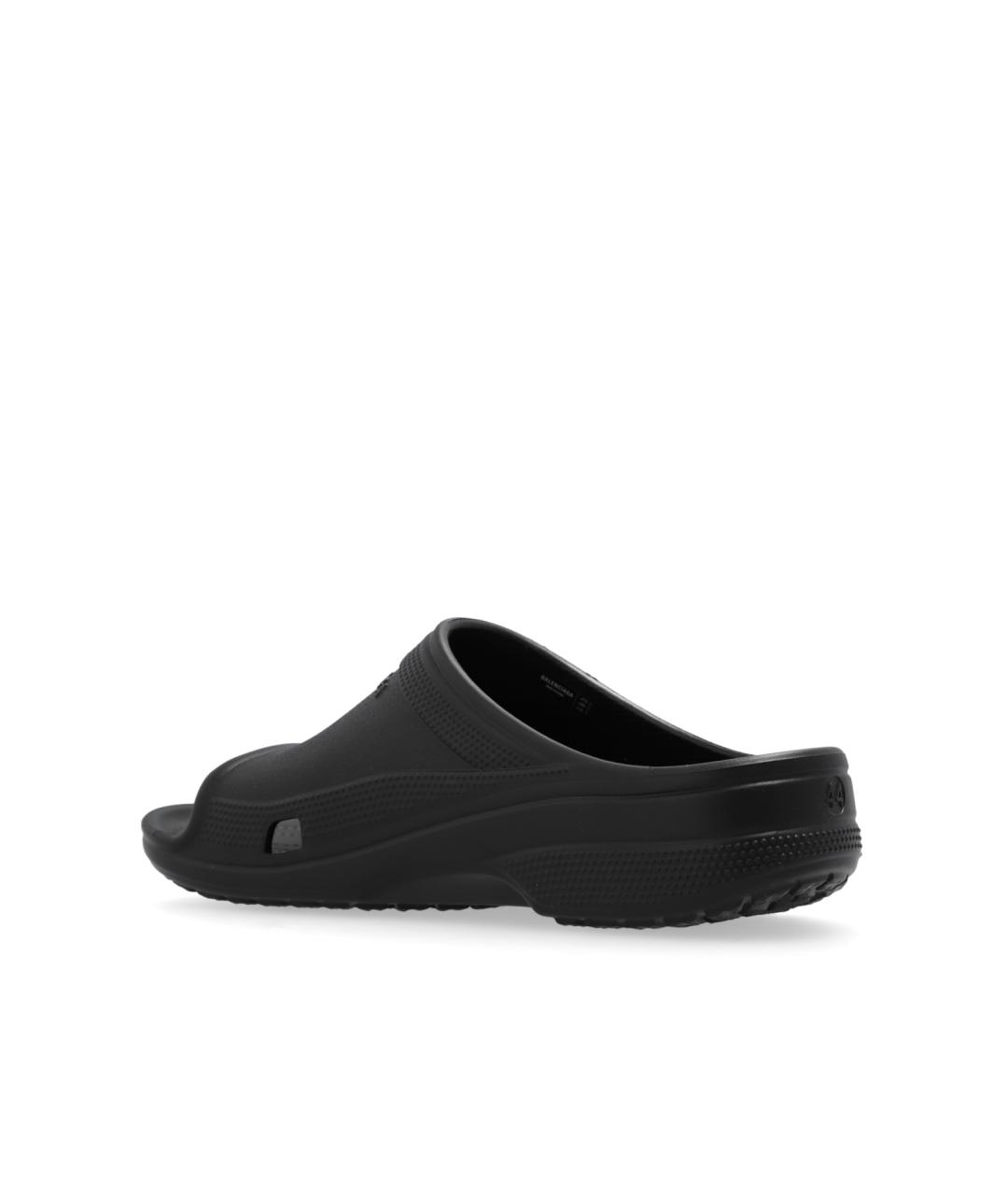 BALENCIAGA Черные шлепанцы, фото 4